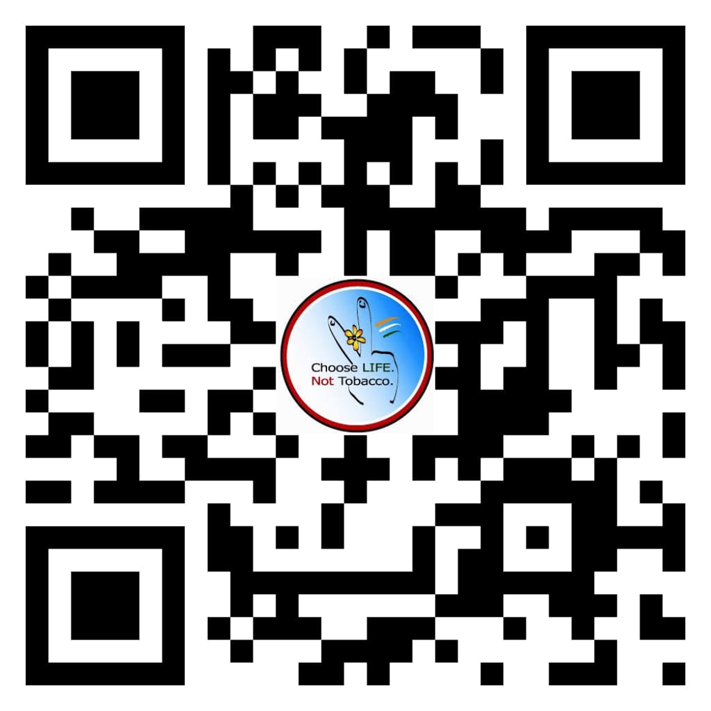QR code to take the No Tobacco Pledge